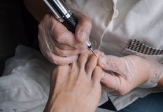 Pedicure υλικού στο σαλόνι ομορφιάς στοκ φωτογραφίες με δικαίωμα ελεύθερης χρήσης Pedicure υλικού στο σαλόνι ομορφιάς στοκ φωτογραφίες με δικαίωμα ελεύθερης χρήσης