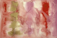 Peinture abstraite d'aquarelle de couleur rouge et noire Tache floue sur le papier image libre de droits Peinture abstraite d'aquarelle de couleur rouge et noire Tache floue sur le papier image libre de droits