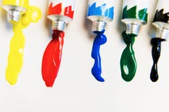 Peintures acryliques lumineuses Éclairez votre vie avec des couleurs lumineuses image libre de droits Peintures acryliques lumineuses Éclairez votre vie avec des couleurs lumineuses image libre de droits