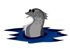 Peixes com vidros ilustração do vetor Peixes com vidros ilustração do vetor
