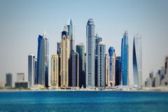 Pejzaż miejski w Zjednoczone Emiraty Arabskie zdjęcia stock Pejzaż miejski w Zjednoczone Emiraty Arabskie zdjęcia stock