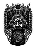 Peking-Operen-Abbildung Papier-schnitt vektor abbildung Peking-Operen-Abbildung Papier-schnitt vektor abbildung