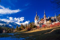 Peles Castle In The Carpathians Mountains, Romania. Royalty Free Stock Image Peles Castle In The Carpathians Mountains, Romania. Royalty Free Stock Image