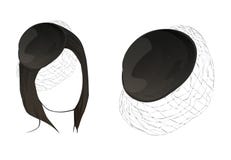 Pelo y sombrero negros del color Maniquíes, para entrenar libre illustration Pelo y sombrero negros del color Maniquíes, para entrenar libre illustration