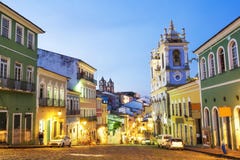 Pelourinho in Salvador, Bahia, Brasile fotografia stock libera da diritti Pelourinho in Salvador, Bahia, Brasile fotografia stock libera da diritti