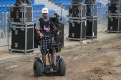 Película de la cámara de Segway imagen de archivo libre de regalías Película de la cámara de Segway imagen de archivo libre de regalías