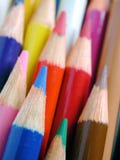 Pencil Crayons Stock Photography