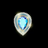 Pendente della fibula con le pietre preziose royalty illustrazione gratis Pendente della fibula con le pietre preziose royalty illustrazione gratis