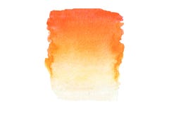 Pendenza arancio dell'acquerello dell'estratto fotografie stock libere da diritti Pendenza arancio dell'acquerello dell'estratto fotografie stock libere da diritti