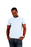 Pensive african-american man royalty free stock photos Pensive african-american man royalty free stock photos