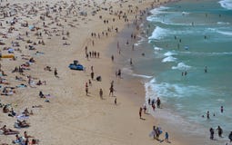 People on Bondi beach royalty free stock photos People on Bondi beach royalty free stock photos