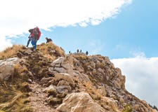 People climbing stock photography People climbing stock photography