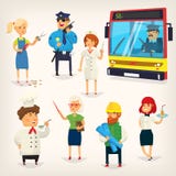People of different professions vector illustration People of different professions vector illustration