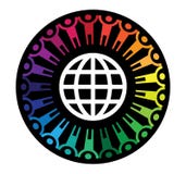 People Holding Hands And The World stock illustration People Holding Hands And The World stock illustration