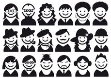 People Icon Set Royalty Free Stock Image People Icon Set Royalty Free Stock Image