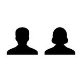 People Icon Vector Male and Female Person Profile Avatar Vector Illustration People Icon Vector Male and Female Person Profile Avatar Vector Illustration