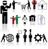 People Icons Human Symbols vector illustration People Icons Human Symbols vector illustration
