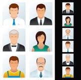 People Icons Set. Various Business Peoples. People Icons. Avatars of Various Business Peoples. Vector Clip Art stock illustration People Icons Set. Various Business Peoples. People Icons. Avatars of Various Business Peoples. Vector Clip Art stock illustration