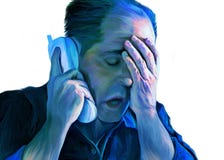 People Illustrated 003: Worry Royalty Free Stock Images People Illustrated 003: Worry Royalty Free Stock Images