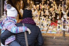 People Shopping At The Traditional Christmas Markets At The Masaryk Square Masarykovo Namesti In Brno, Czech Republic Royalty Free Stock Images People Shopping At The Traditional Christmas Markets At The Masaryk Square Masarykovo Namesti In Brno, Czech Republic Royalty Free Stock Images