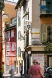 People on street in old city of Nice Royalty Free Stock Image People on street in old city of Nice Royalty Free Stock Image