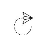 Peper plane, origami icon. Element of education illustration. Signs and symbols can be used for web, logo, mobile app, UI, UX royalty free illustration Peper plane, origami icon. Element of education illustration. Signs and symbols can be used for web, logo, mobile app, UI, UX royalty free illustration