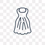 Peplum-Spitzen-Vektorikone lokalisiert auf transparentem Hintergrund, linea stock abbildung Peplum-Spitzen-Vektorikone lokalisiert auf transparentem Hintergrund, linea stock abbildung