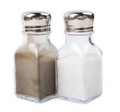 Pepper ground and salt Stock Photography Pepper ground and salt Stock Photography