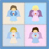 Pequeños ángeles ilustración del vector Pequeños ángeles ilustración del vector