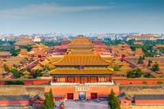 Pequim, China a Cidade Proibida foto de stock royalty free Pequim, China a Cidade Proibida foto de stock royalty free