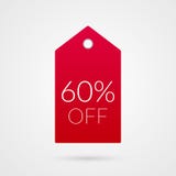 60 percent off shopping tag vector icon. Illustration sign for sale. 60 percent off shopping tag vector icon. Sixty red and white isolated discount symbol vector illustration 60 percent off shopping tag vector icon. Illustration sign for sale. 60 percent off shopping tag vector icon. Sixty red and white isolated discount symbol vector illustration