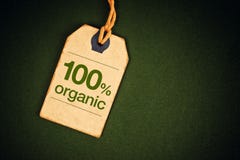 100 Percent Organic Food on Price Label Tag Royalty Free Stock Image 100 Percent Organic Food on Price Label Tag Royalty Free Stock Image