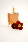 Perfume And Flowers Stock Photography