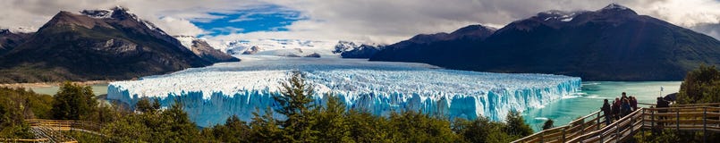 Perito Moreno lodowa panoramiczny krajobraz w Patagonia, Argentin fotografia stock Perito Moreno lodowa panoramiczny krajobraz w Patagonia, Argentin fotografia stock