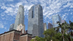 Pershing fyrkant, i stadens centrum Los Angeles, Förenta staterna fotografering för bildbyråer Pershing fyrkant, i stadens centrum Los Angeles, Förenta staterna fotografering för bildbyråer