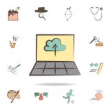 IT person tools icon. Detailed set of tools of various profession icons. Premium graphic design. One of the collection icons for stock illustration IT person tools icon. Detailed set of tools of various profession icons. Premium graphic design. One of the collection icons for stock illustration