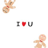 Personaje de dibujos animados de las galletas del muchacho y de la muchacha con poco confett del corazón ilustración del vector Personaje de dibujos animados de las galletas del muchacho y de la muchacha con poco confett del corazón ilustración del vector