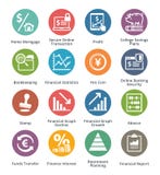 Personal & Business Finance Icons Set 3 - Dot Series royalty free illustration Personal & Business Finance Icons Set 3 - Dot Series royalty free illustration