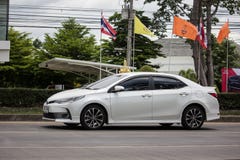 Personbil Toyota Corolla Altis Elfte utveckling arkivfoton Personbil Toyota Corolla Altis Elfte utveckling arkivfoton