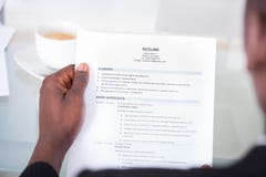 Personenlesezusammenfassung Lizenzfreies Stockbild Personenlesezusammenfassung Lizenzfreies Stockbild