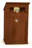 Personnage de dessin animé dans la latrine illustration de vecteur Personnage de dessin animé dans la latrine illustration de vecteur