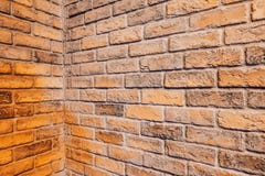 Perspective, vue de côté de vieux fond rouge de texture de mur de briques photos stock Perspective, vue de côté de vieux fond rouge de texture de mur de briques photos stock
