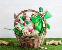 Pesce essiccato e birra, giorno del ` s di St Patrick, il 23 febbraio immagine stock libera da diritti Pesce essiccato e birra, giorno del ` s di St Patrick, il 23 febbraio immagine stock libera da diritti