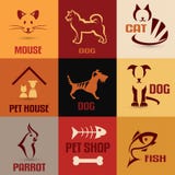 Pet symbol collection Stock Photos Pet symbol collection Stock Photos