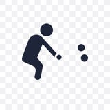 Petanque transparant pictogram Het ontwerp van het Petanquesymbool van Activiteit royalty-vrije illustratie Petanque transparant pictogram Het ontwerp van het Petanquesymbool van Activiteit royalty-vrije illustratie