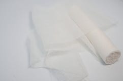 Petit pain médical blanc de bandage image stock Petit pain médical blanc de bandage image stock