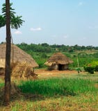 Petite Huts in Uganda royalty free stock images Petite Huts in Uganda royalty free stock images