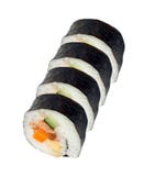 Petits pains de sushi du Japon d'isolement sur le blanc photo stock Petits pains de sushi du Japon d'isolement sur le blanc photo stock