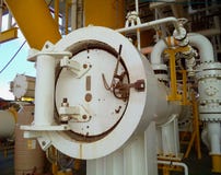 Petrolio e gas offshore di industria immagine stock libera da diritti Petrolio e gas offshore di industria immagine stock libera da diritti
