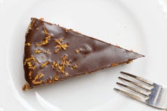 Pezzo di brownie - dolce di cioccolato con la ciliegia Vista superiore Fotografia Stock Libera da Diritti Pezzo di brownie - dolce di cioccolato con la ciliegia Vista superiore Fotografia Stock Libera da Diritti